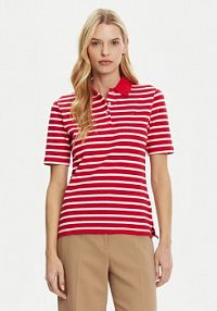 Koszulka polo Tommy Hilfiger czerwona damska 