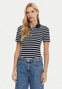 Koszulka polo Tommy Hilfiger granatowa damska 