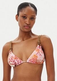 Strój kąpielowy Guess różowy Góra od bikini