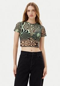 T-shirt Volcom wielokolorowy damski 