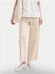 Jeansy Tom Tailor Denim beżowe damskie 