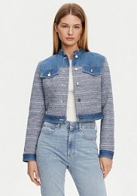 Kurtka jeansowe Guess niebieska damska Jeansowa