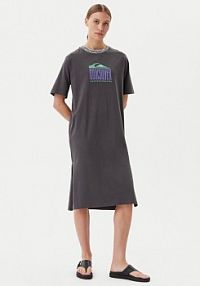 Sukienka codzienna Quiksilver szara EQWKD03035