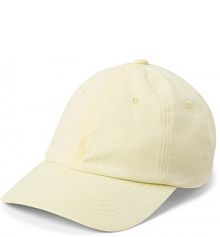 Czapka z daszkiem Polo Ralph Lauren żółta damska 