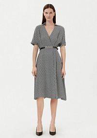 Sukienka codzienna Fracomina czarna FR25SD2012W413O9  Regular Fit