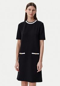 Sukienka codzienna KARL LAGERFELD czarna 