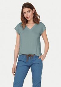 T-shirt ONLY zielony damski 