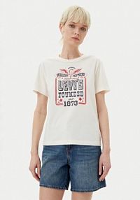 T-shirt Levis biały damski Levi's®  A8802-0041  Standard Fit