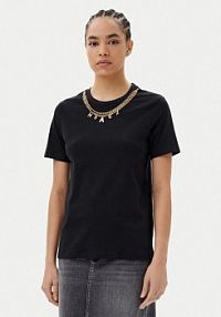 T-shirt Silvian Heach czarny damski 