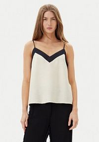 Top Vero Moda beżowy damski 