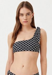 Strój kąpielowy KARL LAGERFELD czarny Góra od bikini