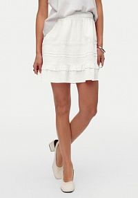 Spódnica mini Vero Moda biała 