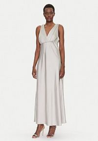 Sukienka wieczorowa Dixie srebrna 