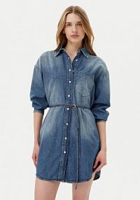 Sukienka jeansowa JOOP! Jeans niebieska 