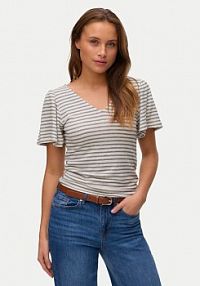 Bluzka Vero Moda beżowa damska 