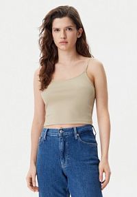 Top Calvin Klein Jeans beżowy damski 