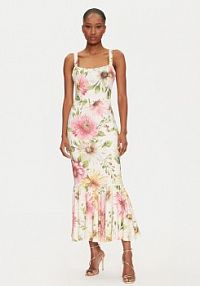 Sukienka koktajlowa Guess wielokolorowa 