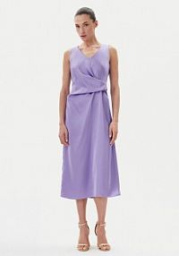 Sukienka koktajlowa Rinascimento fioletowa 