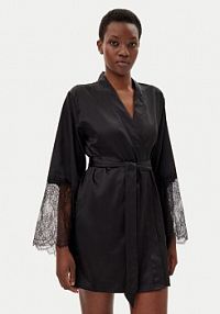 Szlafrok Hunkemöller czarny damski 
