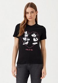 T-shirt ONLY czarny damski 