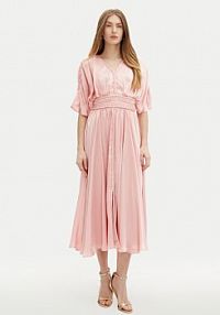 Sukienka wieczorowa Guess różowa 