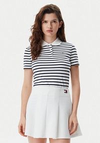 Koszulka polo Tommy Jeans granatowa damska 