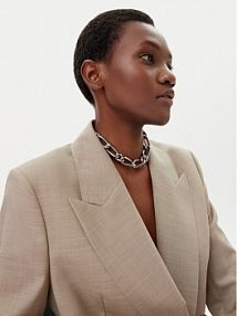 Naszyjnik Patrizia Pepe srebrny Łańcuszek