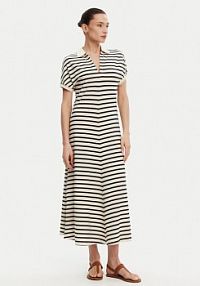 Sukienka codzienna Tommy Hilfiger beżowa 