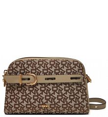 Torebka listonoszka DKNY brązowa 