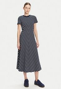 Sukienka codzienna Tommy Hilfiger granatowa 