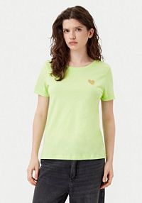 T-shirt ONLY zielony damski 