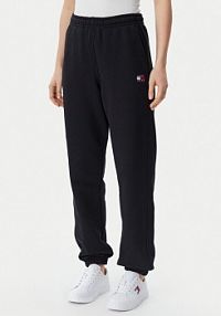 Spodnie dresowe Tommy Jeans czarne damskie 