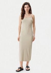 Sukienka letnia Calvin Klein Jeans beżowa 