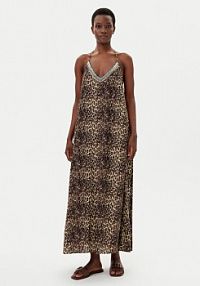 Sukienka letnia LOLA CASADEMUNT brązowa 