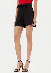 Szorty Guess czarne damskie Materiałowe