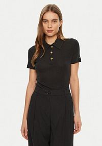 Koszulka polo Tommy Hilfiger czarna damska 