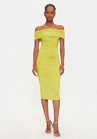 Sukienka koktajlowa Marciano Guess zielona 