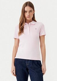Koszulka polo Tommy Hilfiger różowa damska 