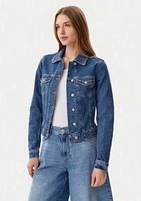 Kurtka jeansowe Tommy Jeans niebieska damska Jeansowa