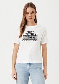 T-shirt JDY biały damski 