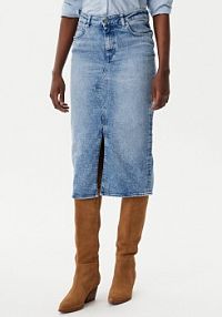 Spódnica jeansowa Mustang niebieska 