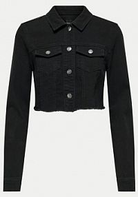 Kurtka jeansowe ONLY czarna damska Jeansowa