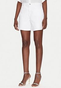 Szorty jeansowe Guess białe 