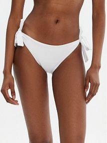 Strój kąpielowy Guess biały Dół od bikini