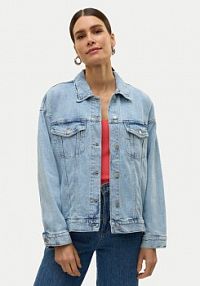 Kurtka jeansowe Vero Moda niebieska damska Jeansowa