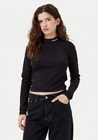 Bluzka Calvin Klein Jeans czarna damska 