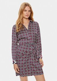 Sukienka Guess wielokolorowa Koszulowa