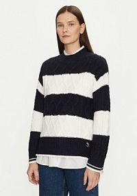 Sweter U.S. Polo Assn. granatowy damski 