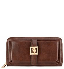 Portfel U.S. Polo Assn. brązowy damski 