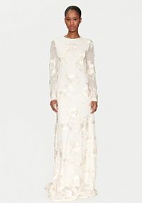 Sukienka wieczorowa YAS biała 
